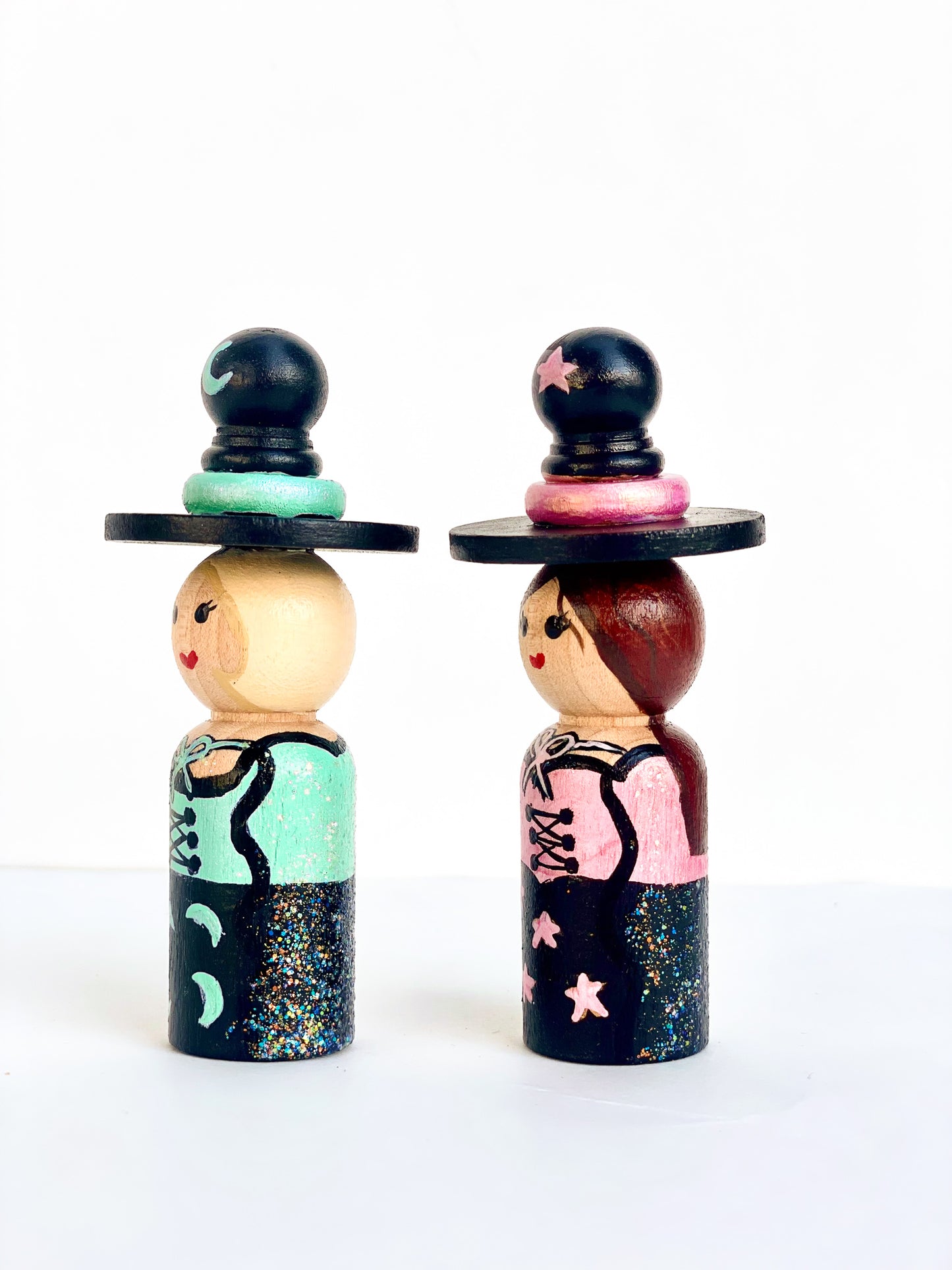 Witch Peg Dolls