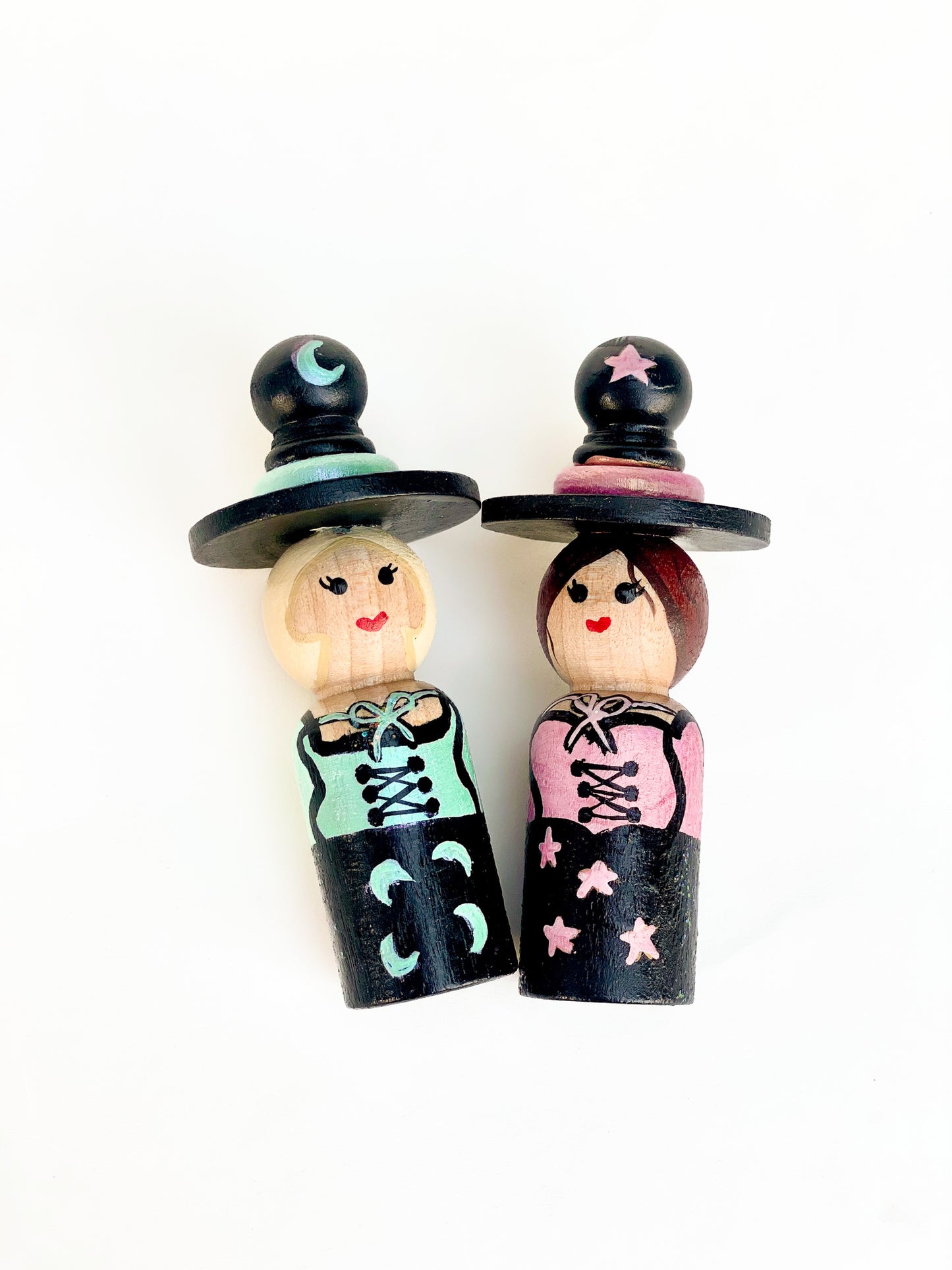 Witch Peg Dolls