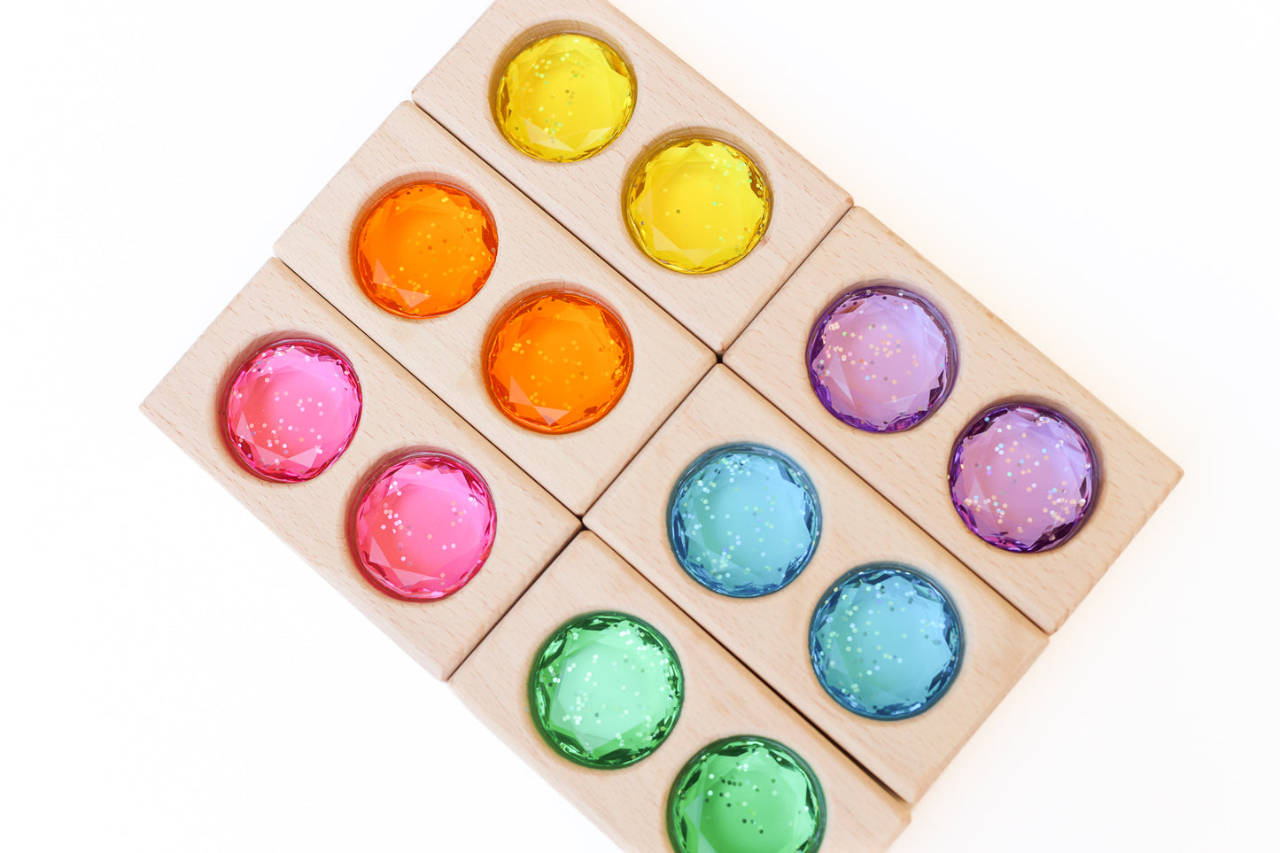 Glitter Double Gem Blocks
