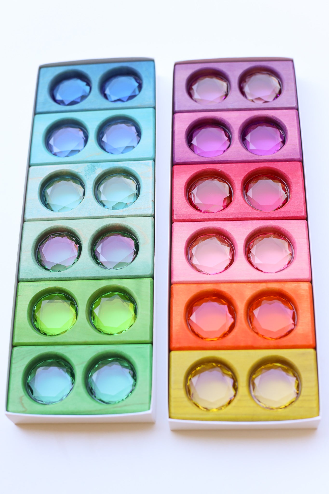 Ocean Color-Shifting Double Gem Blocks
