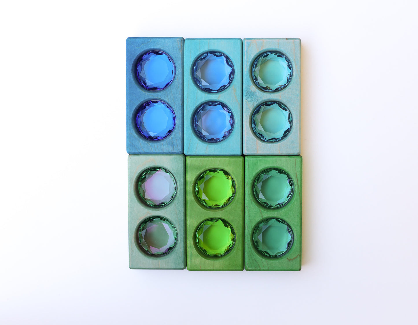 Ocean Color-Shifting Double Gem Blocks