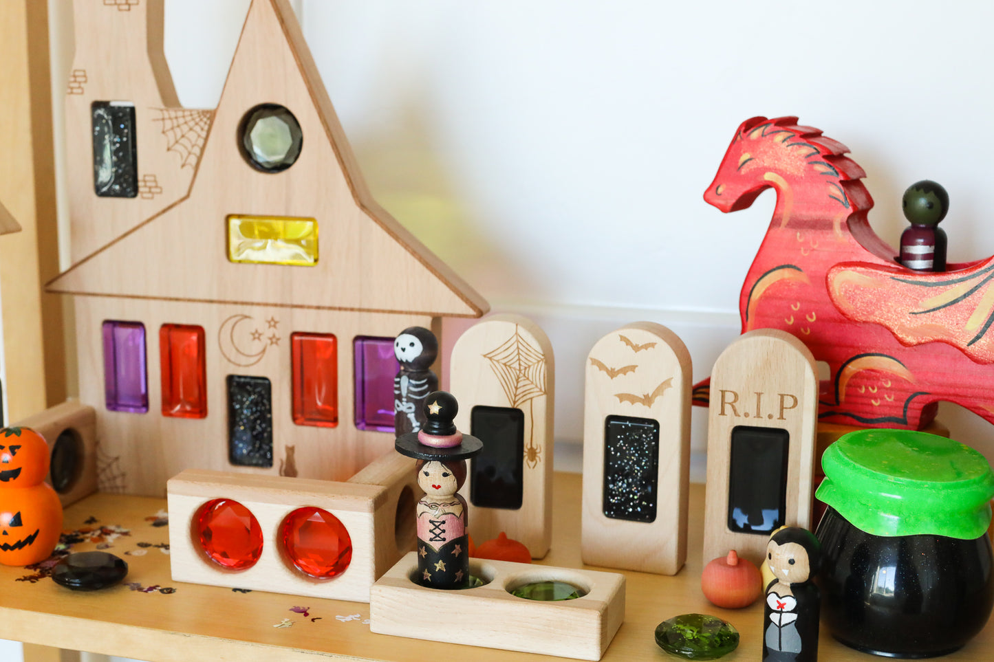Witch Peg Dolls