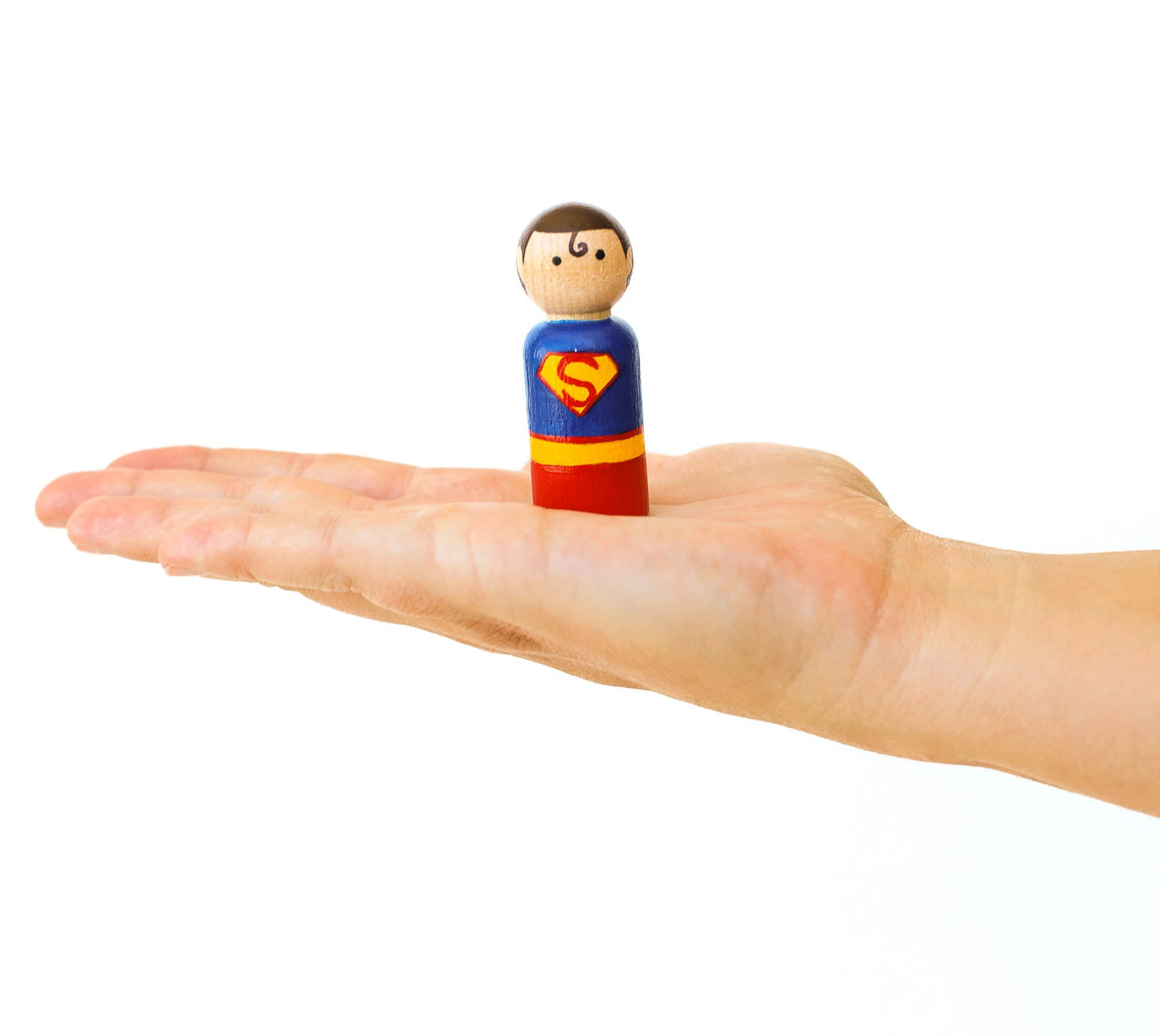Superman Superhero Peg Doll