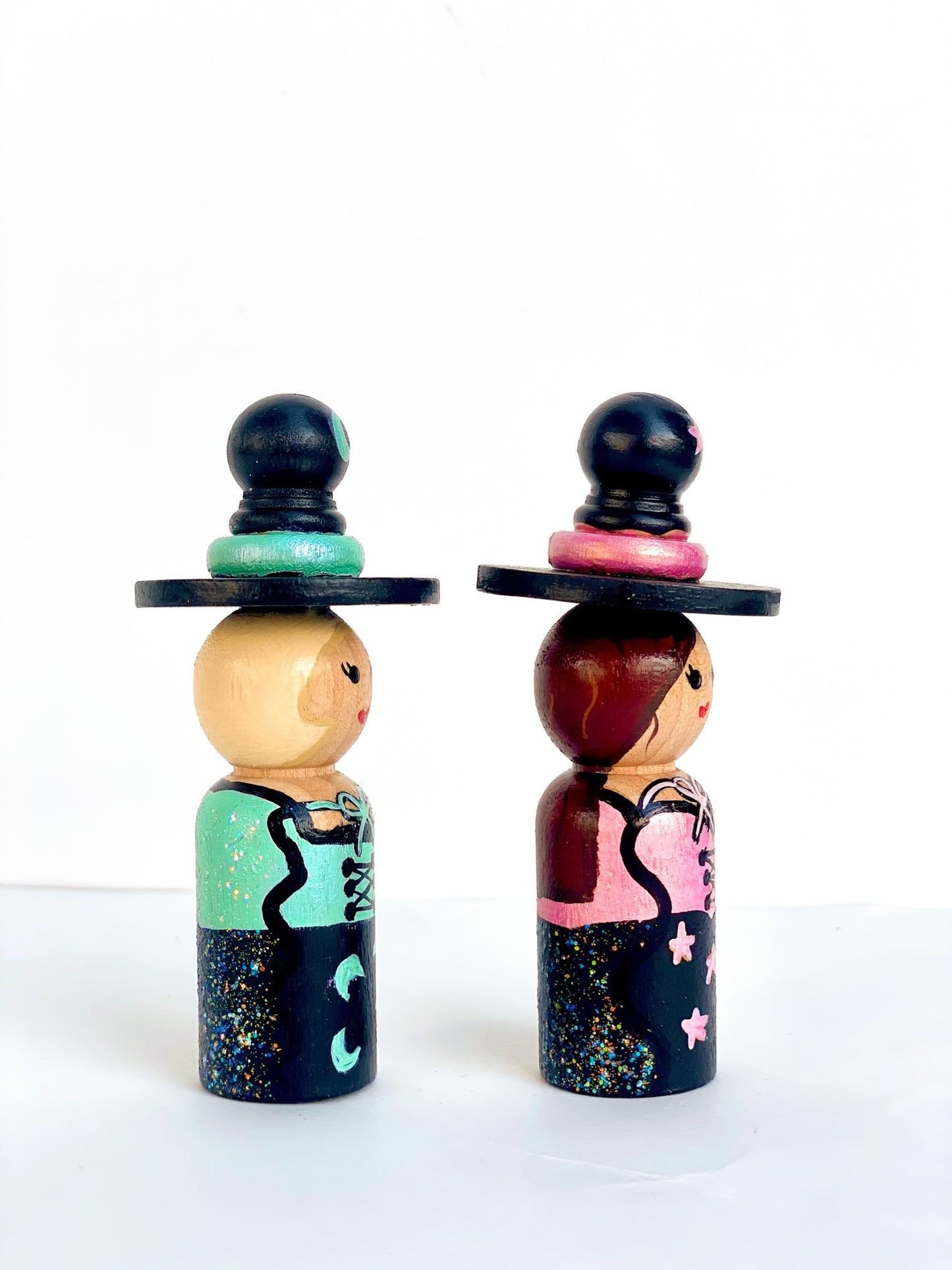 Witch Peg Dolls