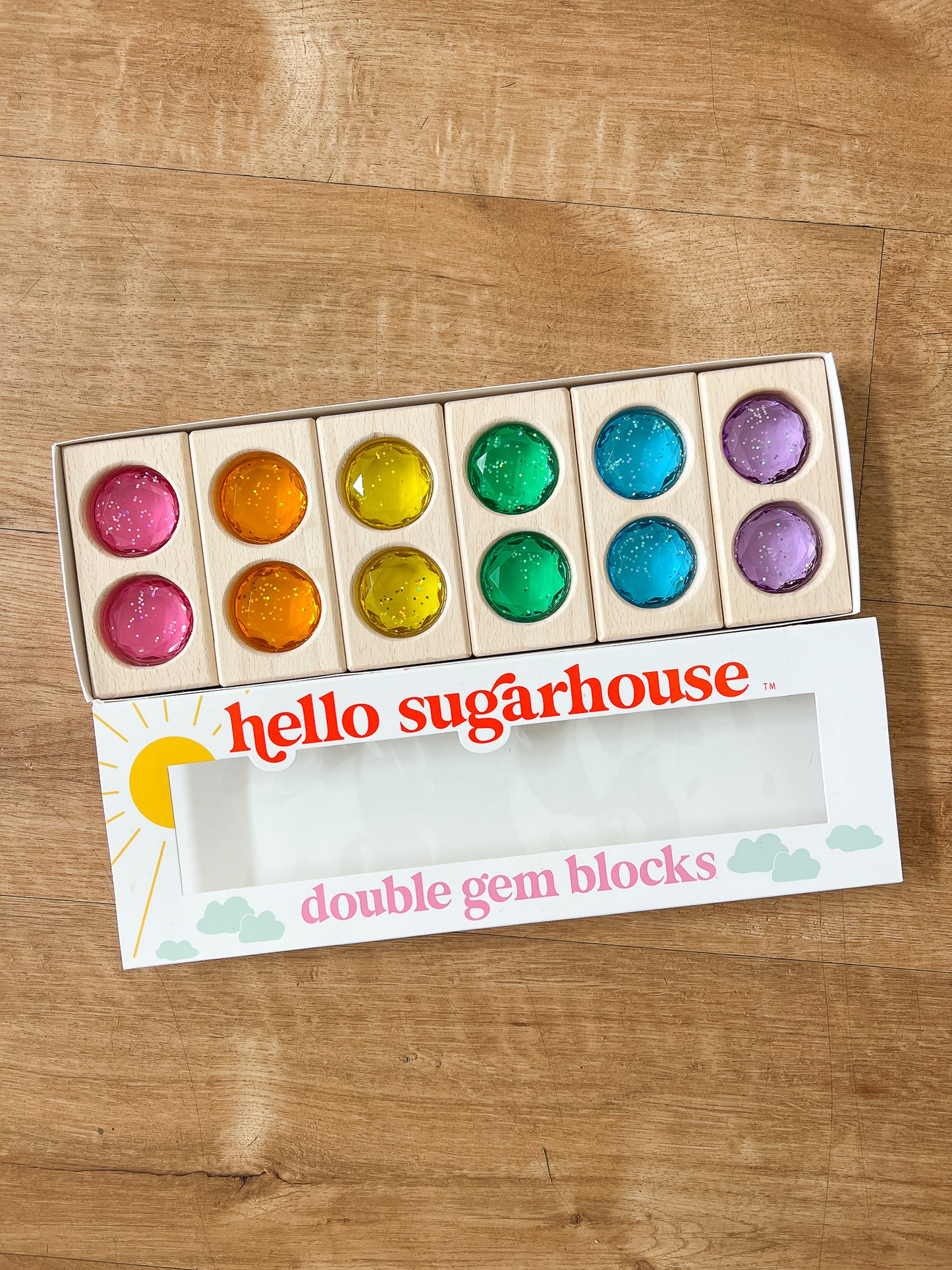 Glitter Double Gem Blocks