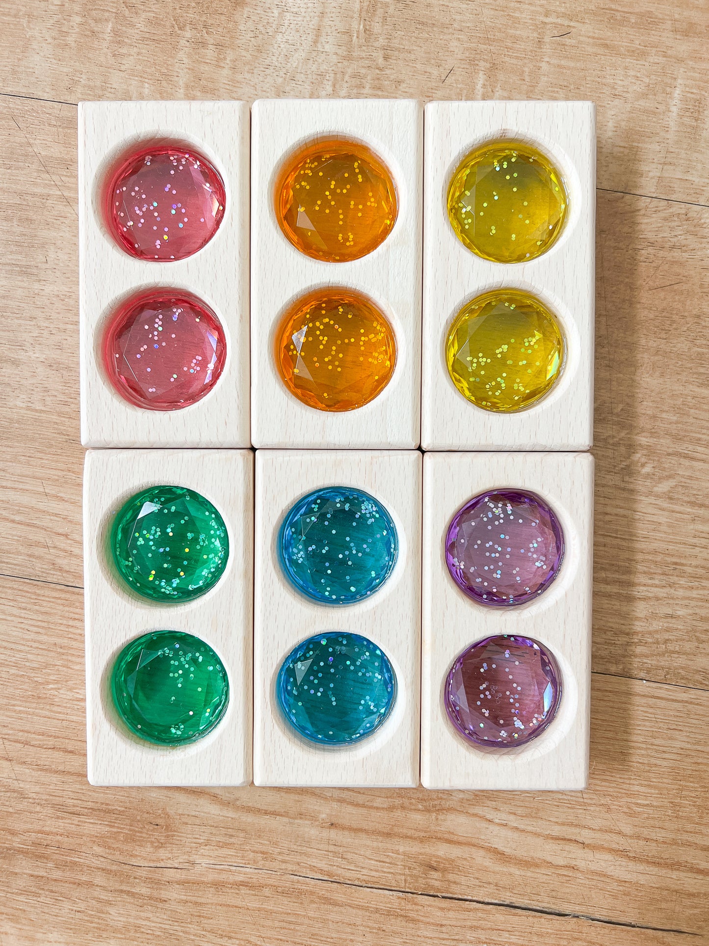 Glitter Double Gem Blocks