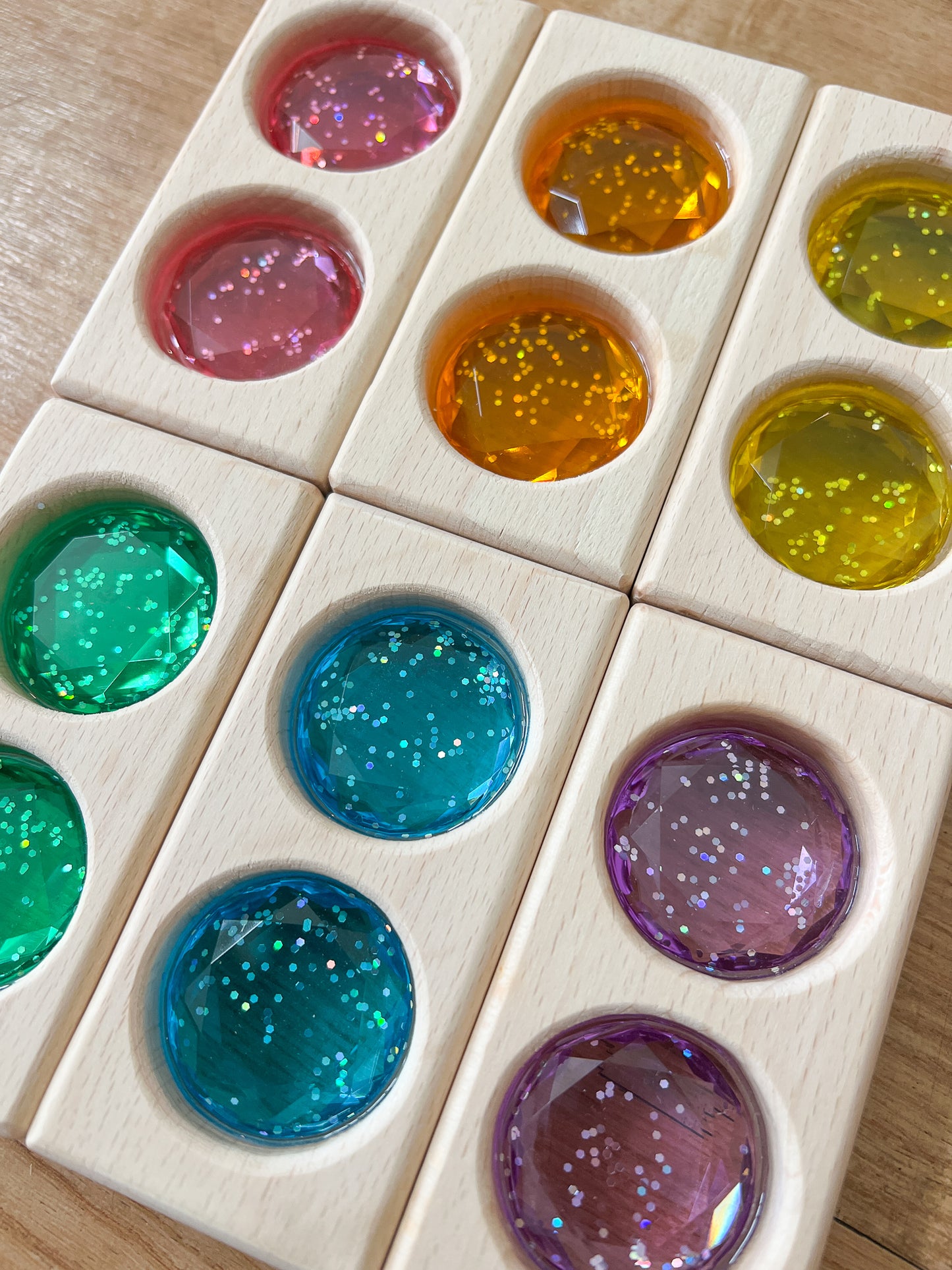 Glitter Double Gem Blocks