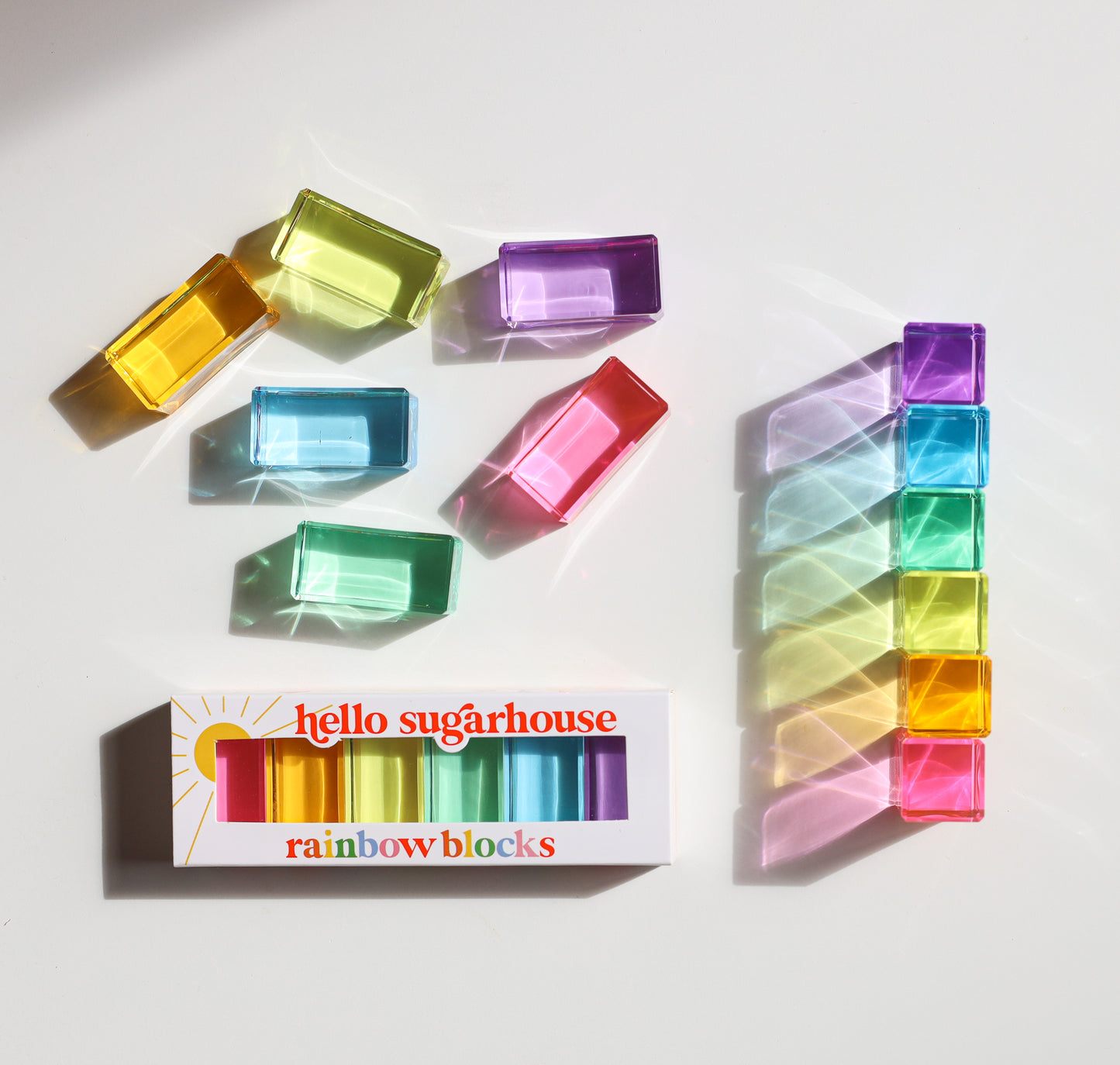 Rainbow Blocks Pastel