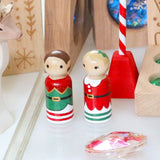 PRE-ORDER Elf Couple Peg Dolls