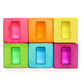Color Matching Squares Neon