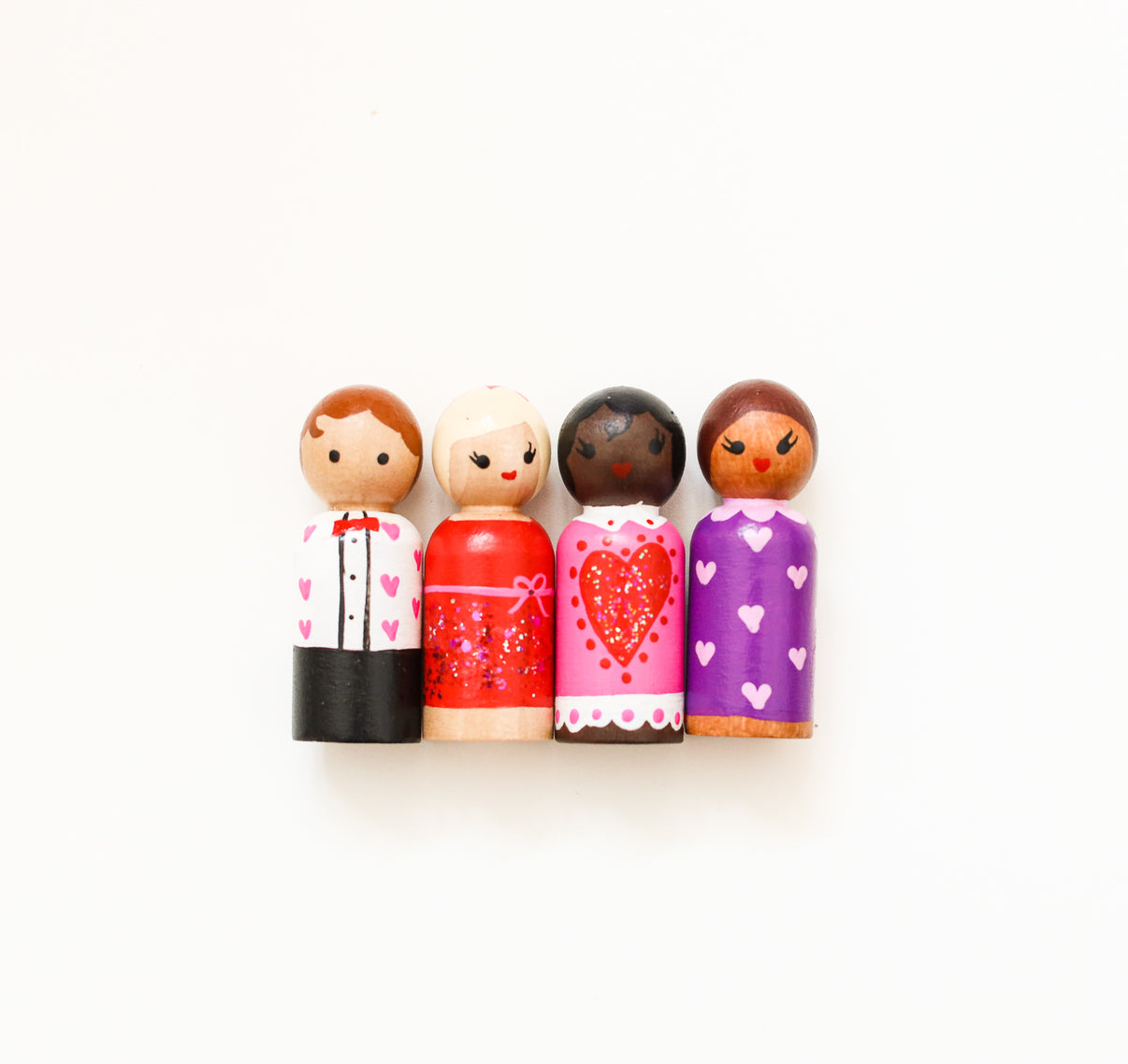 Valentines Day Peg Doll Bundle Hello Sugarhouse