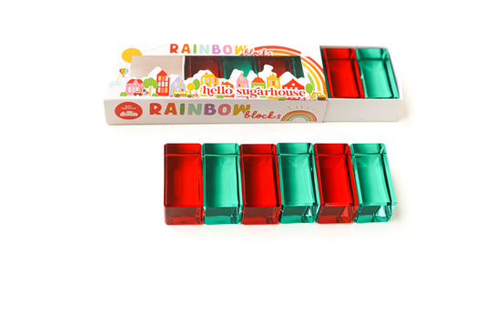 Christmas Rainbow Blocks