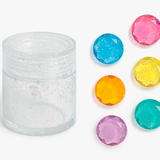 Clear Iridescent Gem Jar