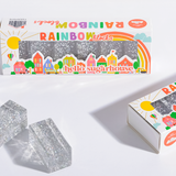 Clear Glitter Rainbow Blocks