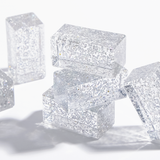 Clear Glitter Rainbow Blocks