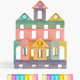Magic Timber Block Set - Pastel