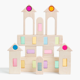 Magic Timber Block Set - Natural Wood