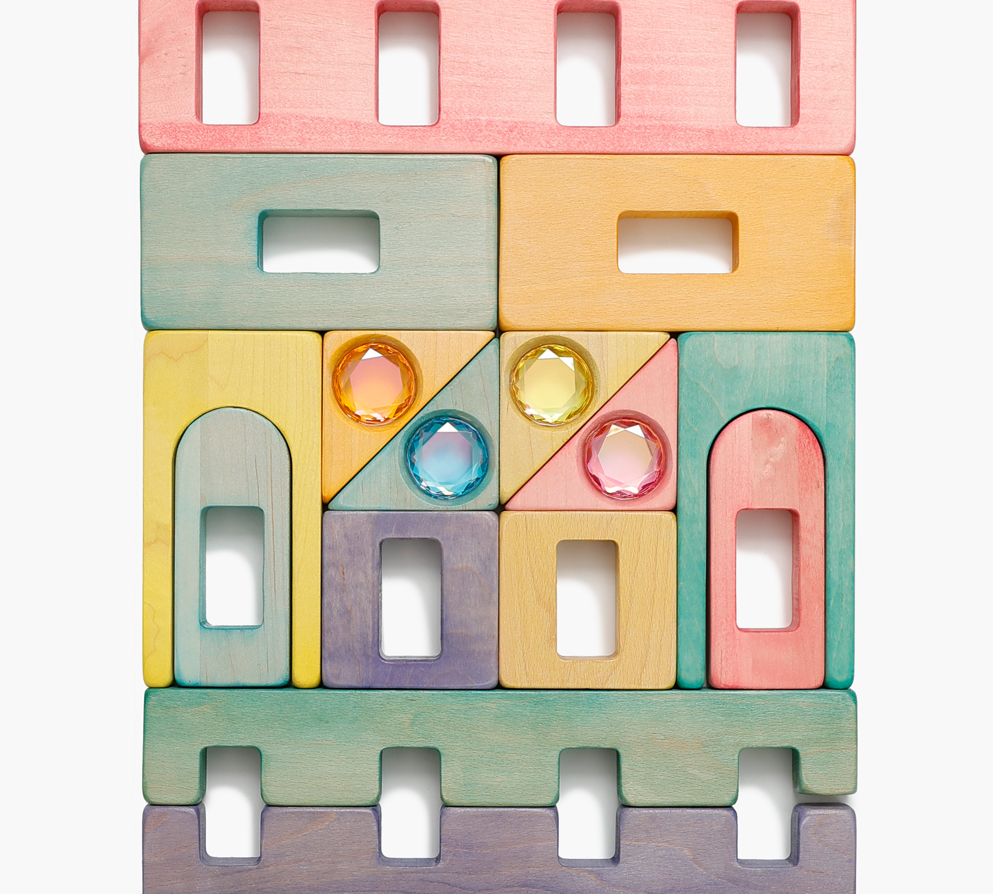 Magic Timber Block Set - Pastel