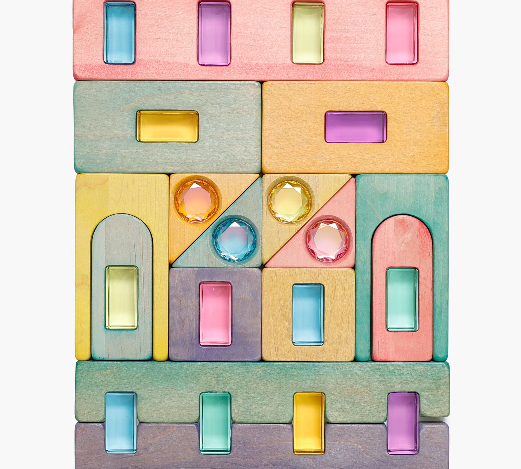 Magic Timber Block Set - Pastel