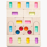 Magic Timber Block Set - Natural Wood