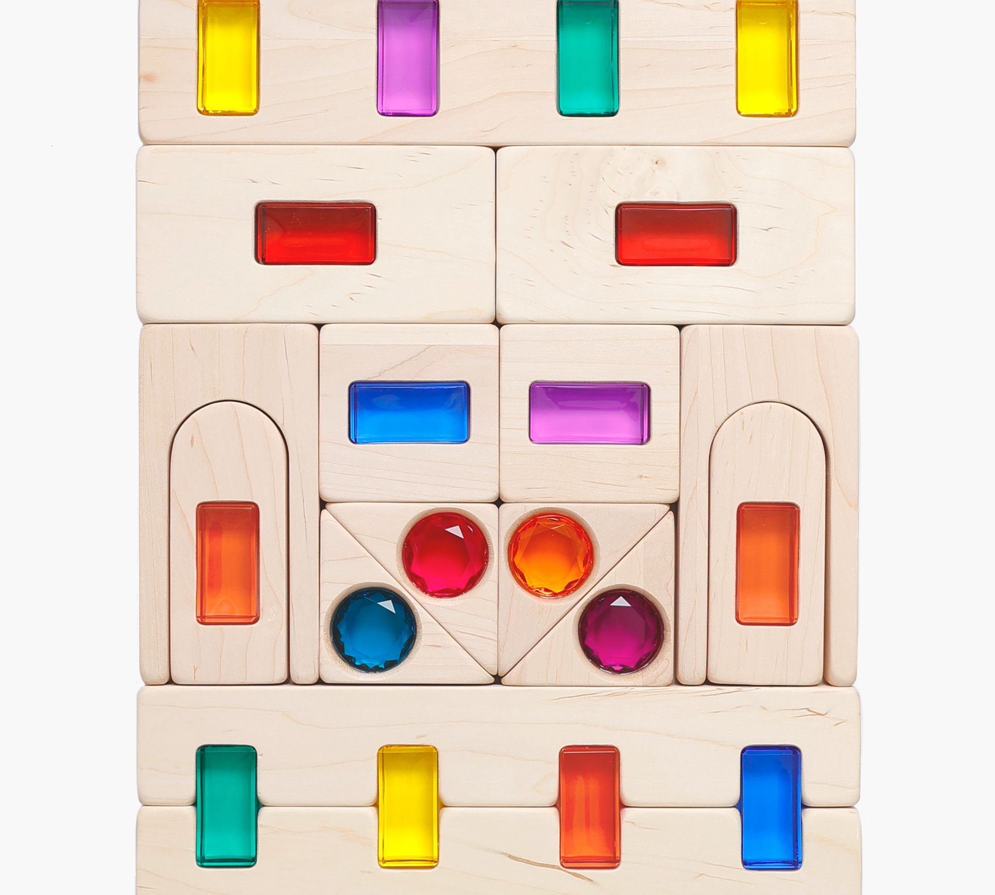 Magic Timber Block Set - Natural Wood