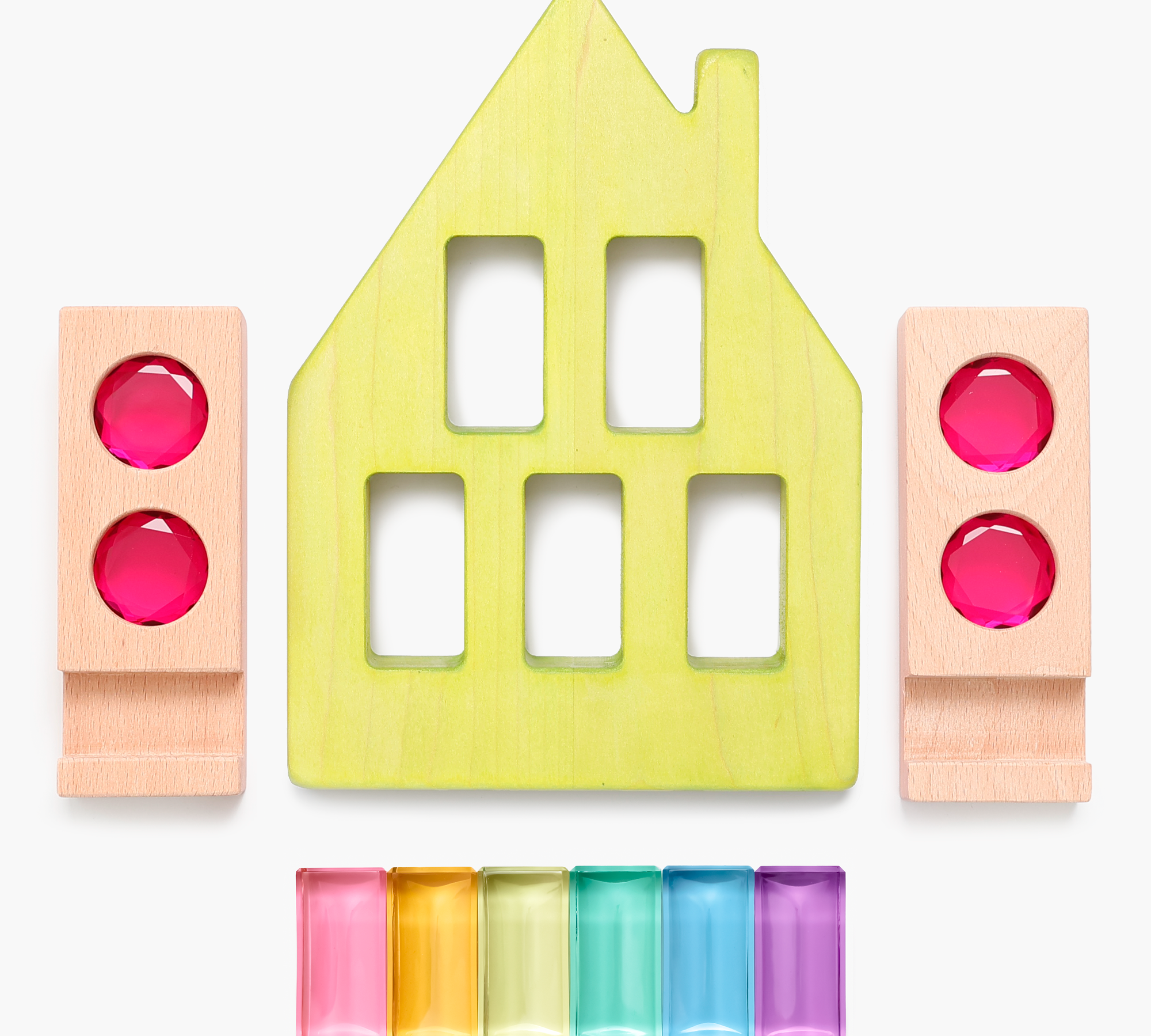 Medium House Pastel Tinted Timber Bundle