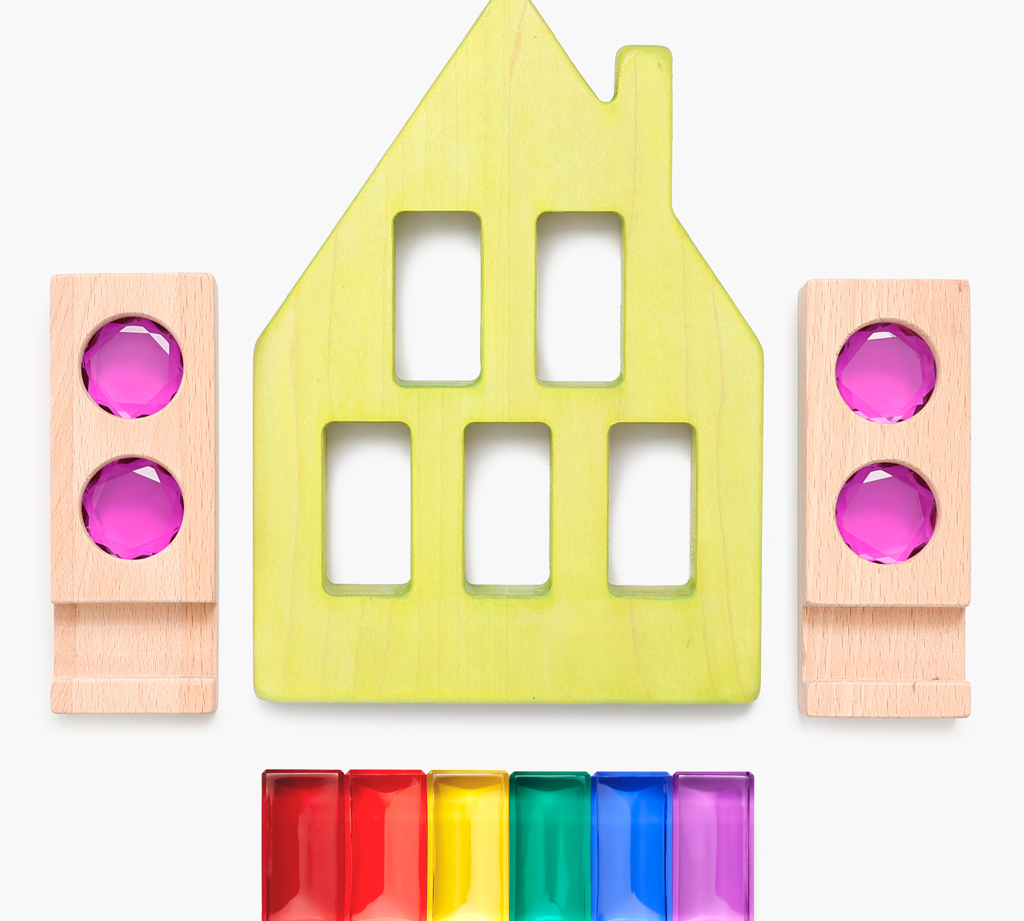 Medium House Pastel Tinted Timber Bundle