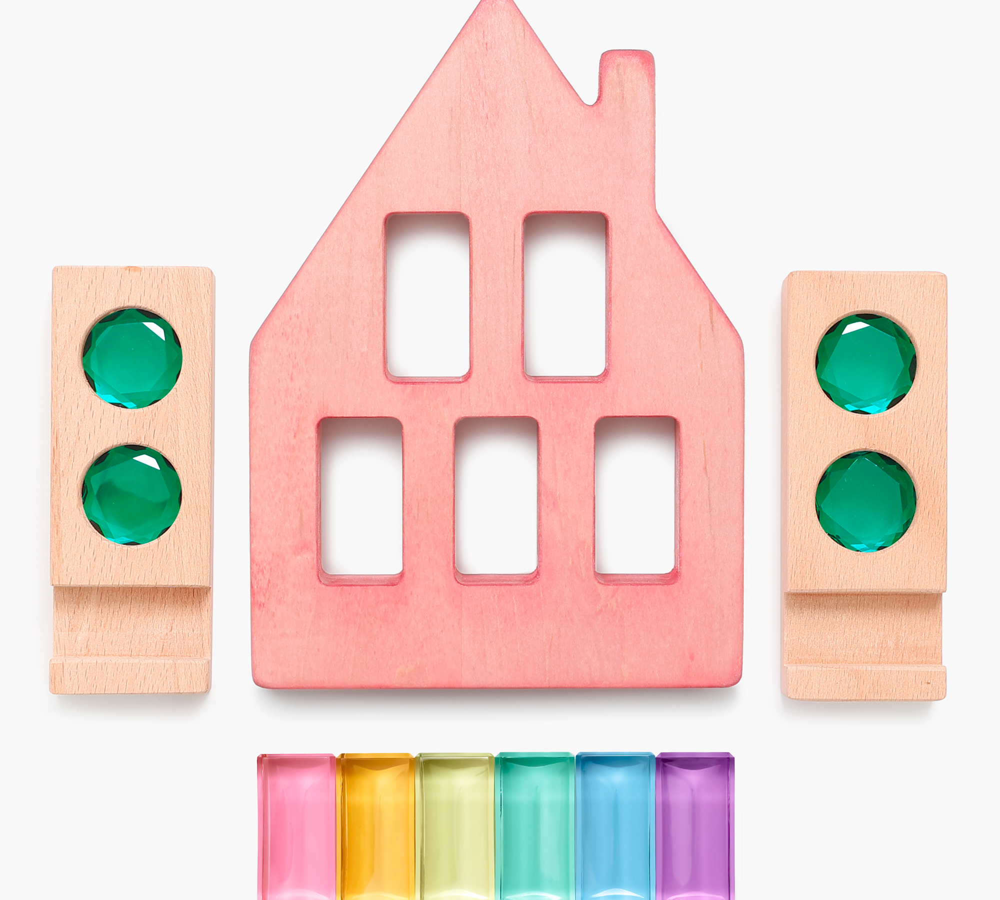 Medium House Pastel Tinted Timber Bundle