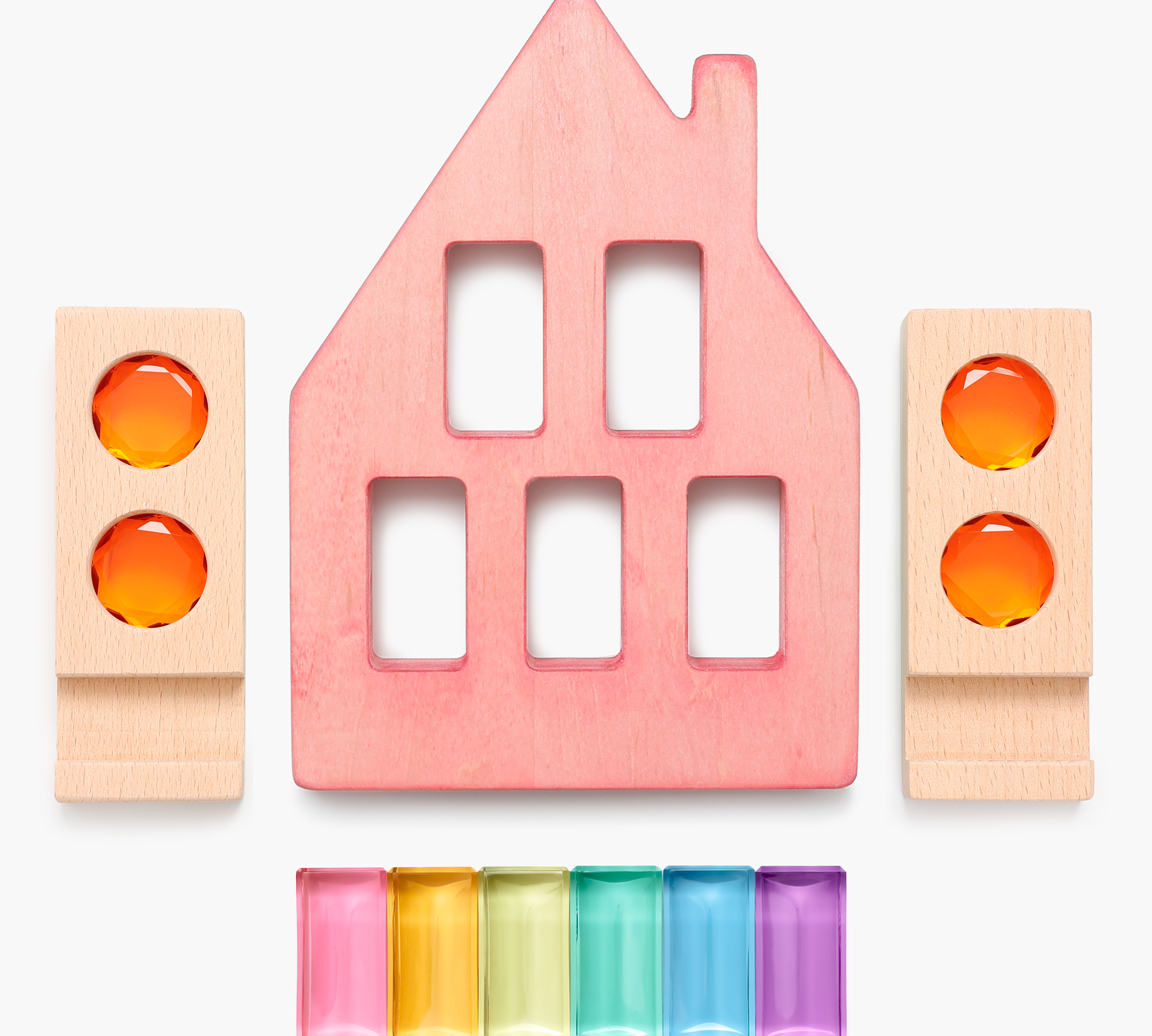 Medium House Pastel Tinted Timber Bundle