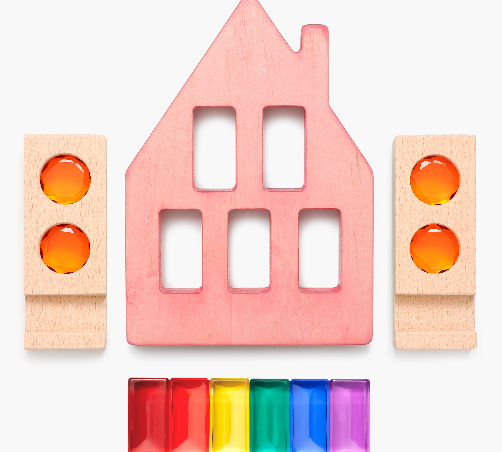 Medium House Pastel Tinted Timber Bundle