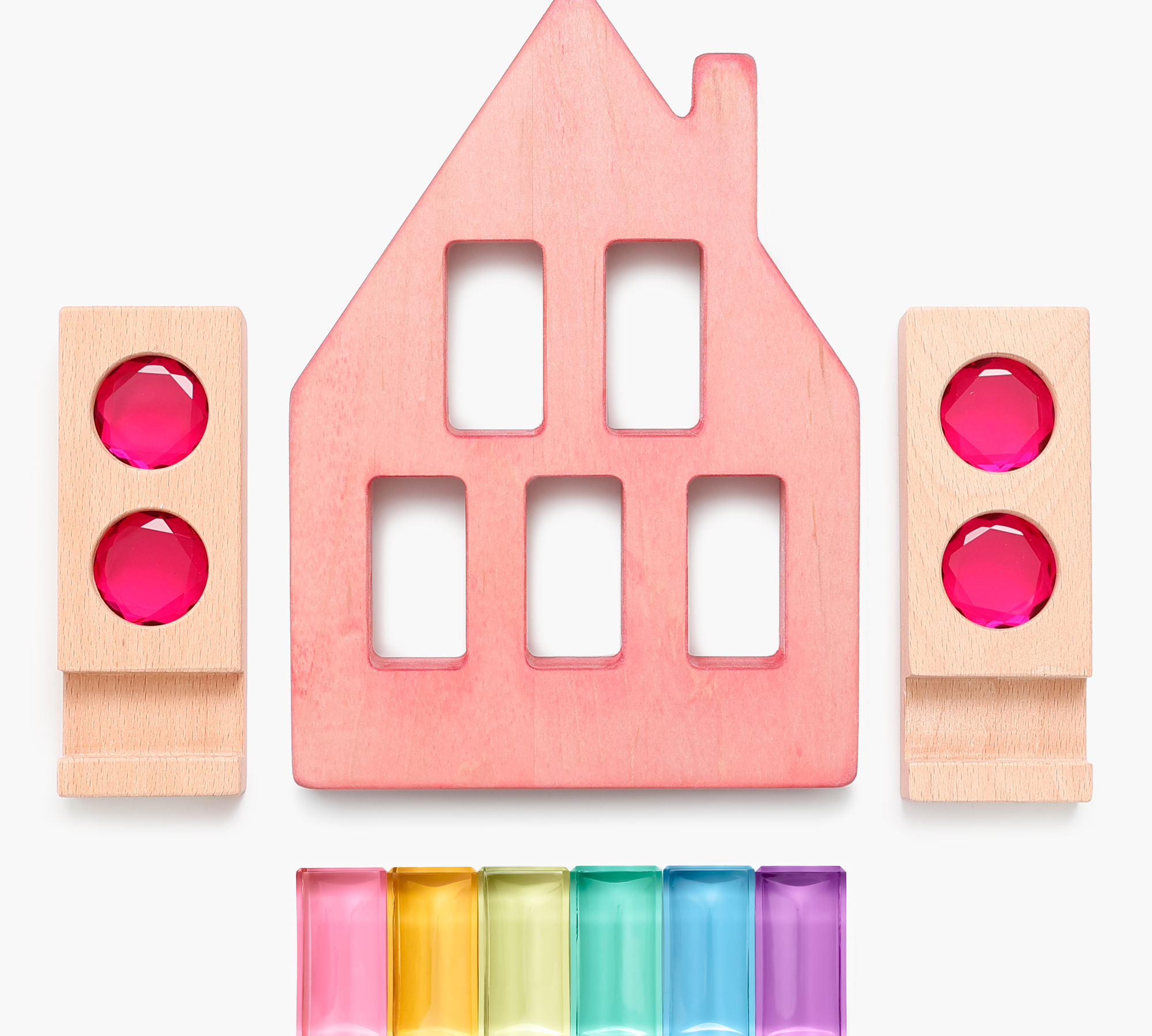 Medium House Pastel Tinted Timber Bundle