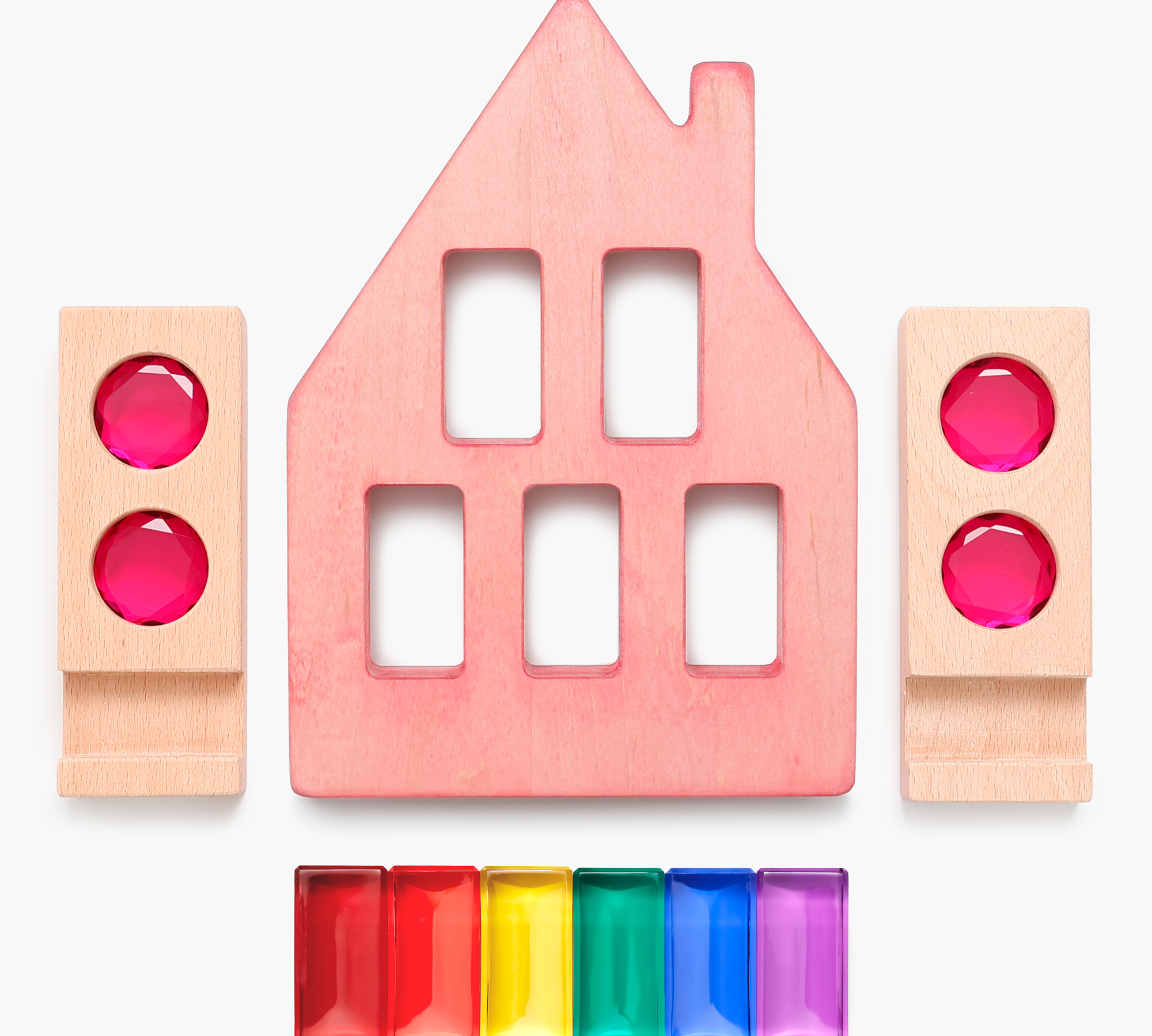 Medium House Pastel Tinted Timber Bundle