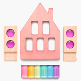 Medium House Pastel Tinted Timber Bundle