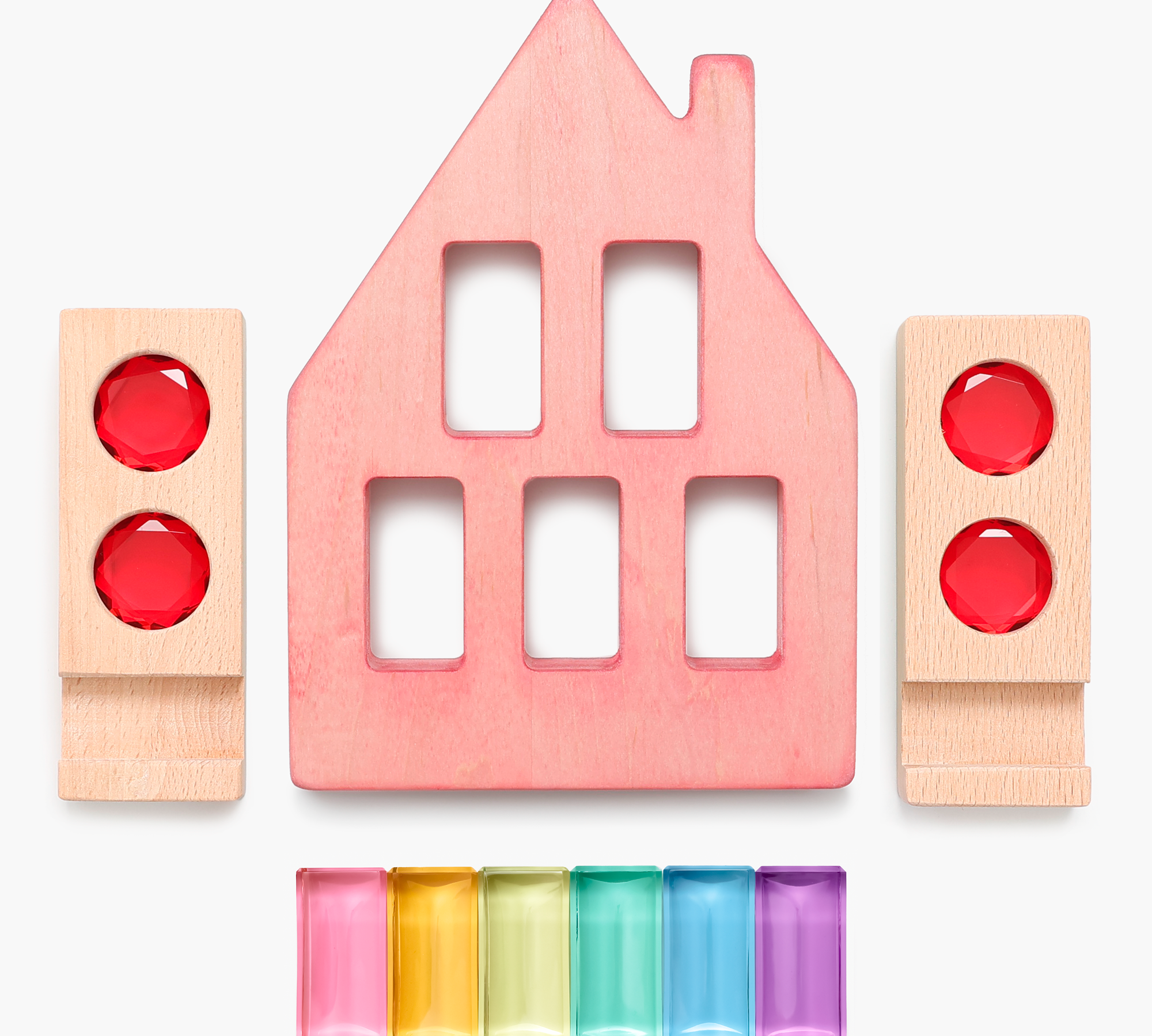 Medium House Pastel Tinted Timber Bundle