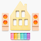 Medium House Pastel Tinted Timber Bundle