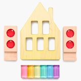 Medium House Pastel Tinted Timber Bundle