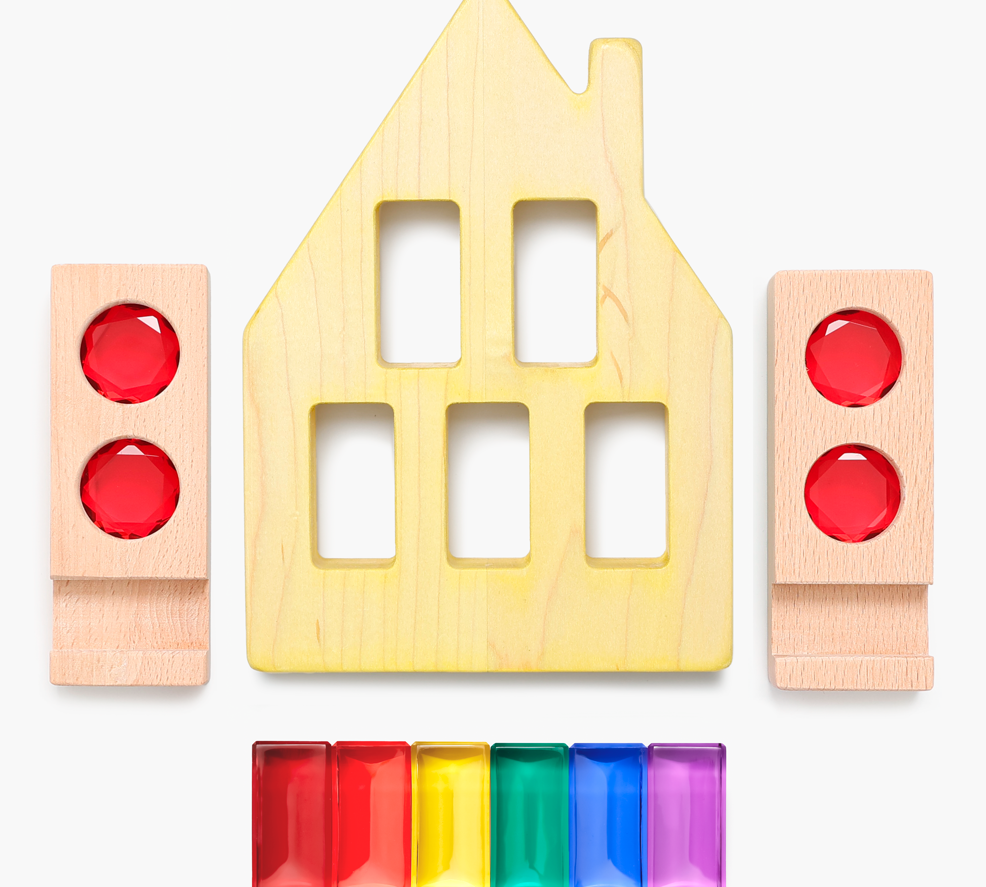 Medium House Pastel Tinted Timber Bundle