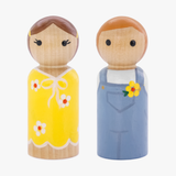 PRE-ORDER Daisy Peg Doll Couple