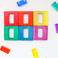 Color Matching Squares Classic Rainbow