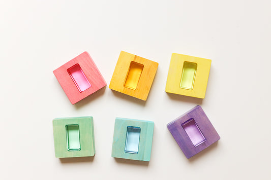 Color Matching Squares Pastel